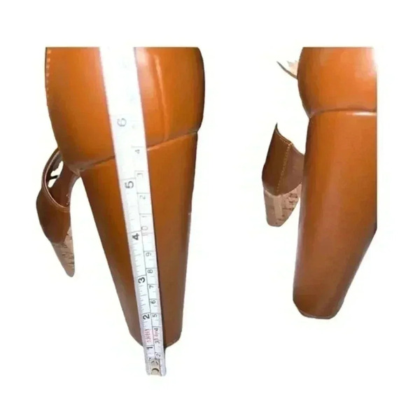 Nicole Miller Leather Platform Block Heel - Picture 14 of 15